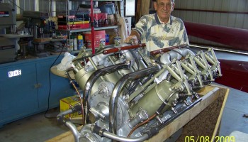 Tilton Rebuild 1918 OX5 Enging